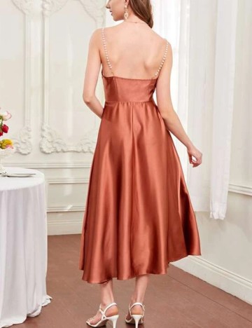 Rochie Medie SHEIN, maro, S