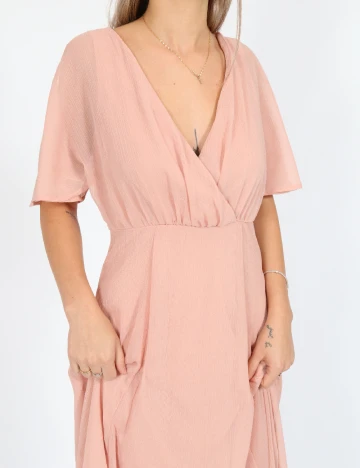 Rochie lunga Vila, roz, 36