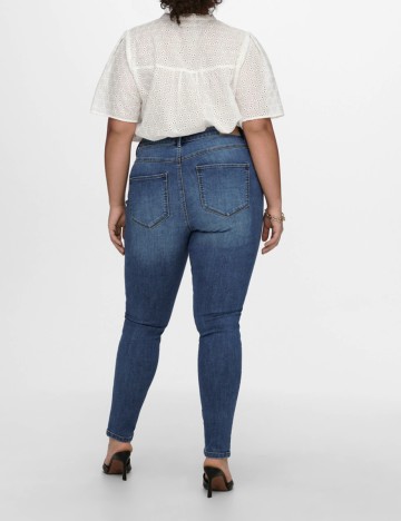 Blugi Only Carmakoma, albastru