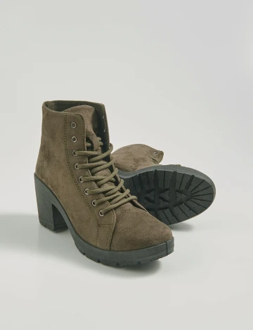 Botine Sinsay, kaki, 38 Verde
