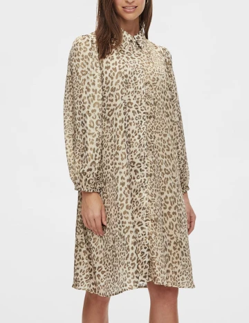 Rochie Scurta Y.A.S, bej, S Crem