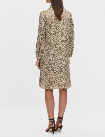 Rochie Scurta Y.A.S, bej, S