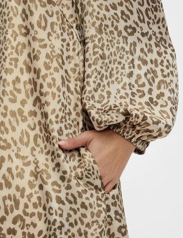 Rochie Scurta Y.A.S, bej, S Crem