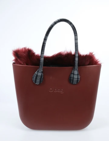 Geanta O Bag, visiniu, ONE SIZE