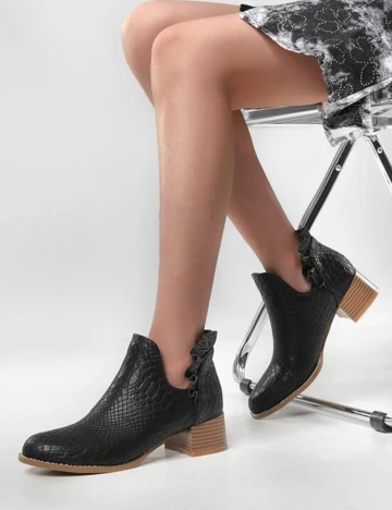 Botine SHEIN, negru, 40 Negru