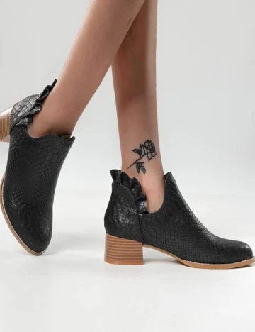 Botine SHEIN, negru, 40 Negru