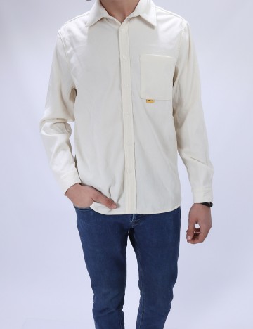 Camasa SHEIN, crem, M