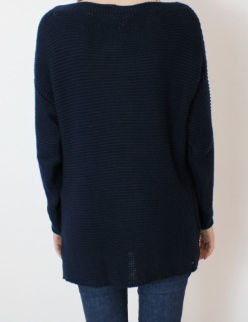Bluza Stradivarius, bleumarin, S