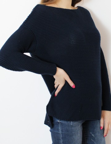 Bluza Stradivarius, bleumarin, S