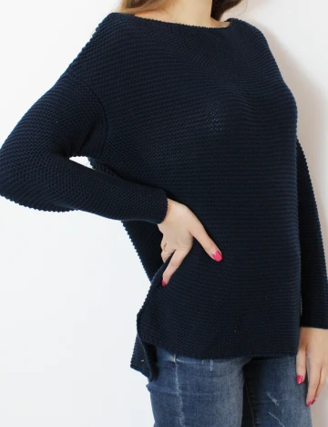 Bluza Stradivarius, bleumarin, S