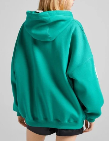 Hanorac Bershka, verde, XS Verde