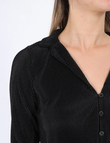 Camasa Bershka, negru, S