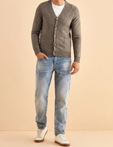 Cardigan SHEIN, maro, L