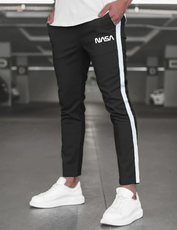 Pantaloni SHEIN, negru, S Negru