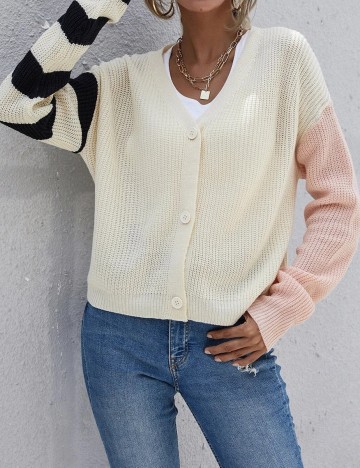 Cardigan SHEIN, crem, M