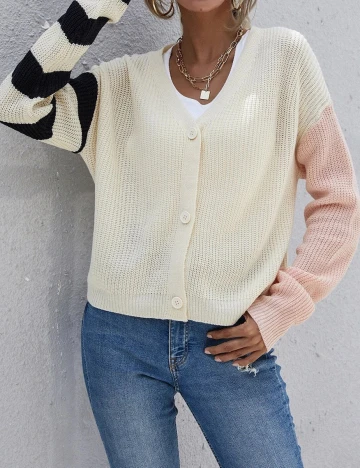 Cardigan SHEIN, crem, M