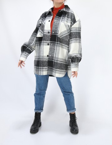 Jacheta Only, negru/alb, M