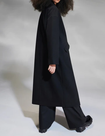 Palton Sinsay, negru, L Negru