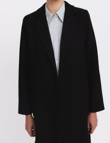 Palton Zara, negru, S