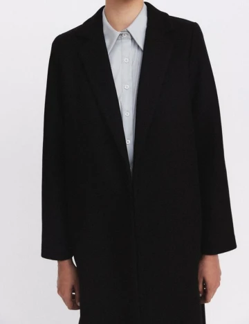 Palton Zara, negru, S