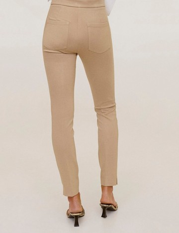 Pantaloni Mango, bej, 38