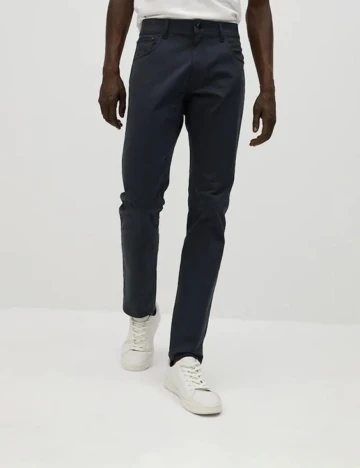 Pantaloni Mango, bleumarin, 36 Albastru