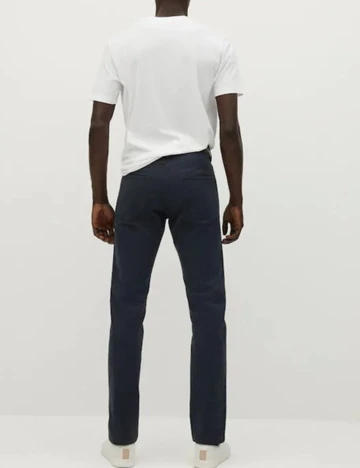 Pantaloni Mango, bleumarin, 36 Albastru