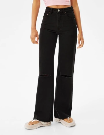 Blugi Bershka, negru, 38