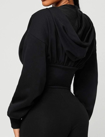 Hanorac SHEIN, negru, M