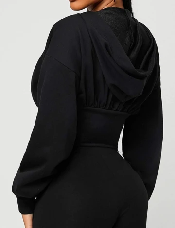 Hanorac SHEIN, negru, M