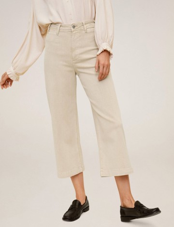 Blugi Mango, crem, 40