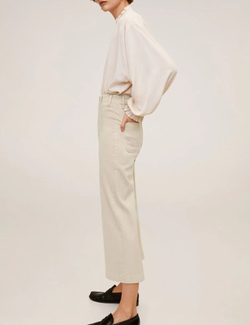 Blugi Mango, crem, 40
