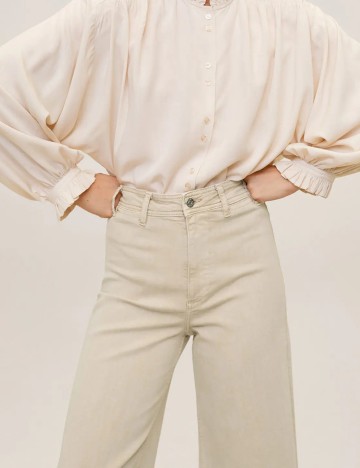 Blugi Mango, crem, 40