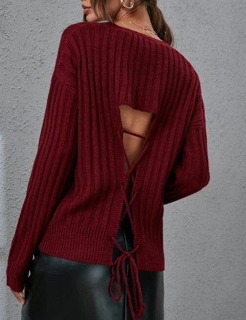 Pulover SHEIN, visiniu, M