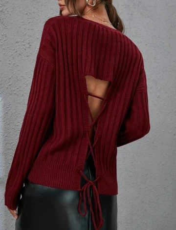 Pulover SHEIN, visiniu, M