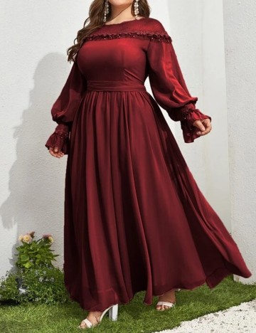 Rochie lunga SHEIN CURVE, visiniu, 1 XL