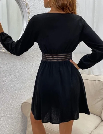 Rochie scurta SHEIN, negru, L Negru
