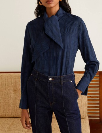 Camasa Mango, bleumarin, S