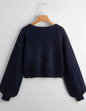 Pulover SHEIN, bleumarin, S