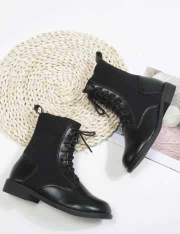 Ghete Shein Kids, negru, 36