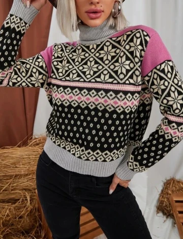 Pulover SHEIN, mix culori, L