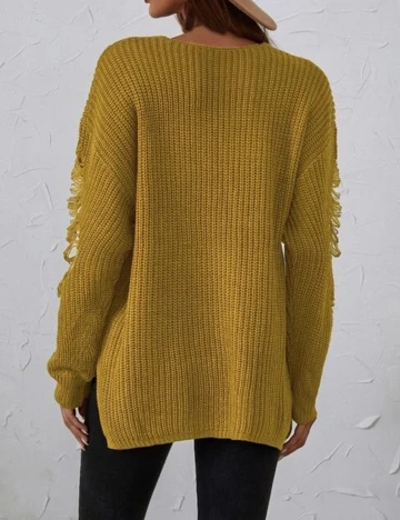 Pulover SHEIN, mustar, M