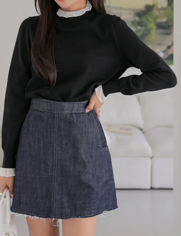 Bluza Dazy, negru, M Negru