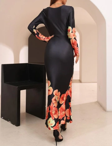 Rochie lunga SHEIN, negru, M Negru