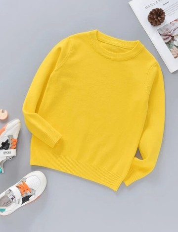 Bluza Shein Kids, galben, 1-2ANI