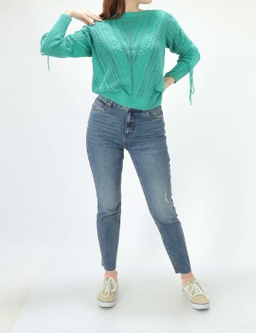 Bluza Vila, verde, M