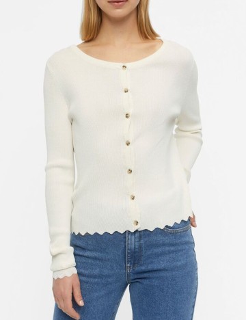Cardigan Object, ecru, M