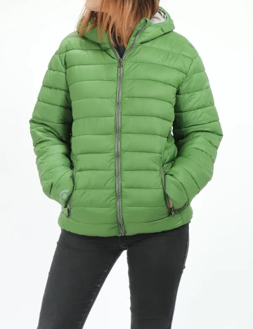 Geaca CMP, gri/verde, 48
