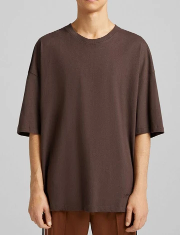 Tricou Bershka, maro, M