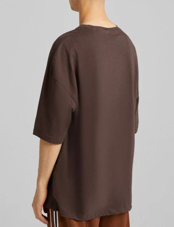 Tricou Bershka, maro, M